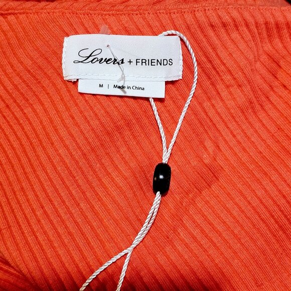 Lovers and Friends Alexander Coral Ribbed Jersey Cut-out with Tie Accent Dress - Picture 7 of 8